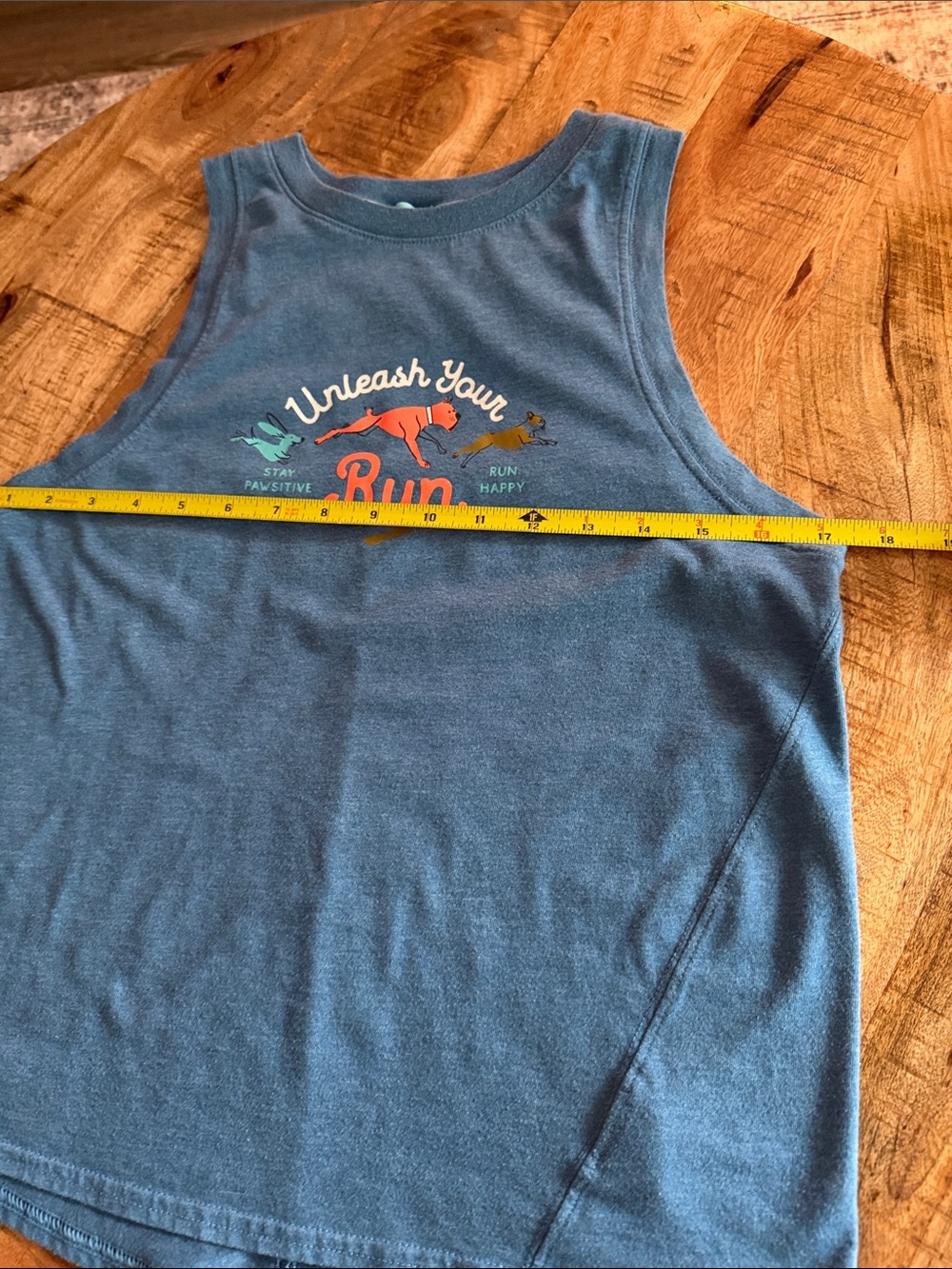Brooks Run Happy Tank Top Sz S Unleash Your Run dog - Picture 5 of 6